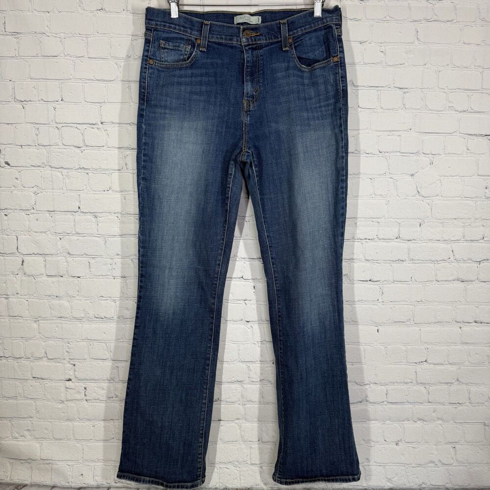 Levis 515 Bootcut Jeans Women Size 14 L/C Blue Denim Flare Western Cowgirl